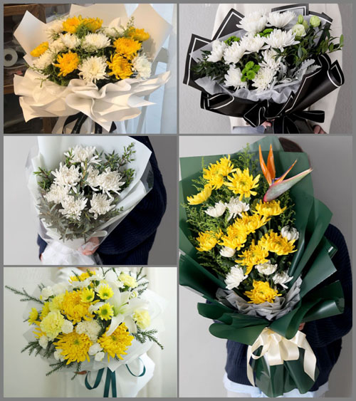 湖南永州道县仙子脚镇白事花束代送